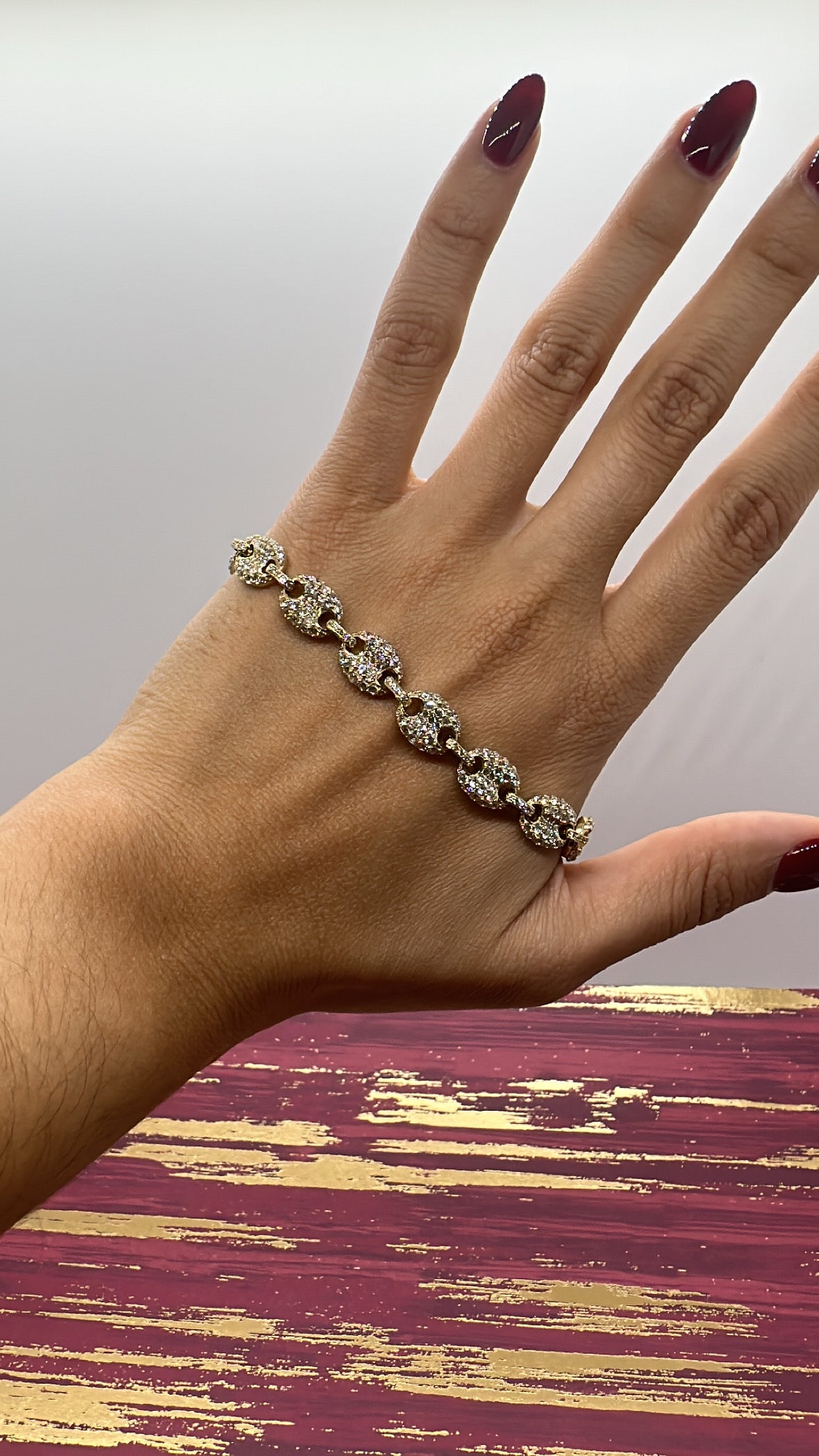 White Stone Ladies Bracelet