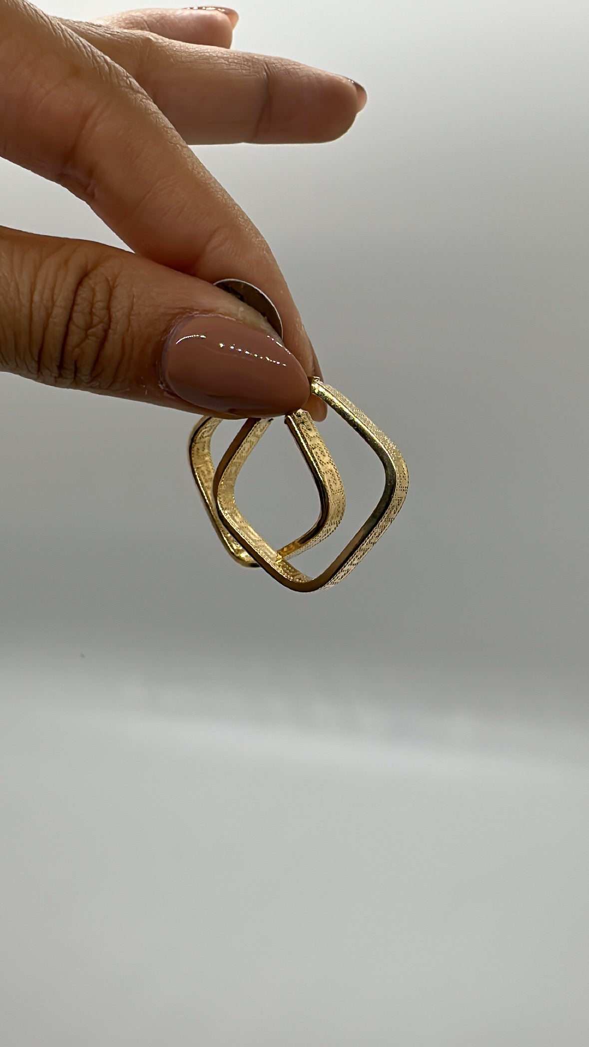 Greek Square Hoops