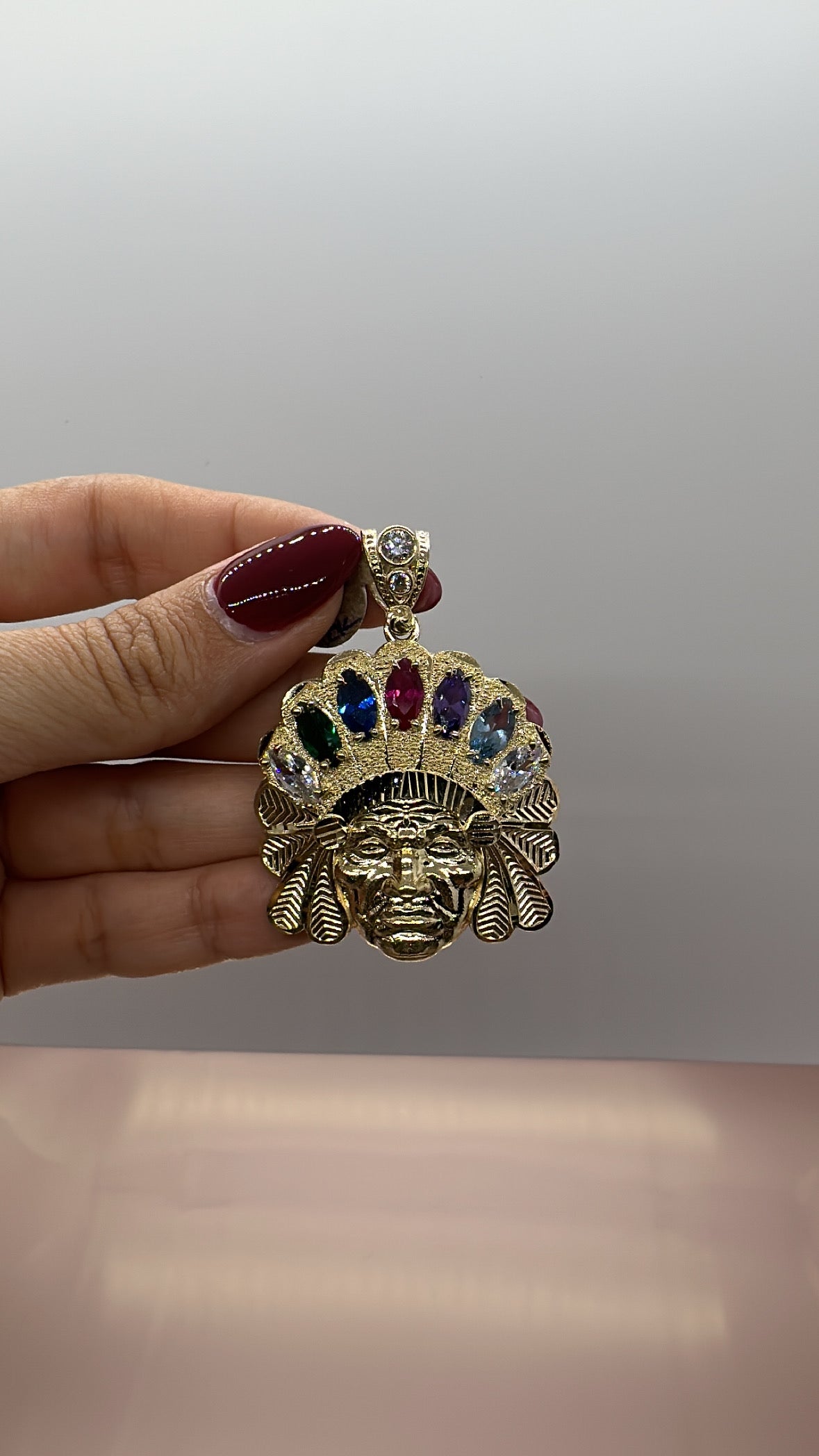 Apache/Aztec Warrior Pendant