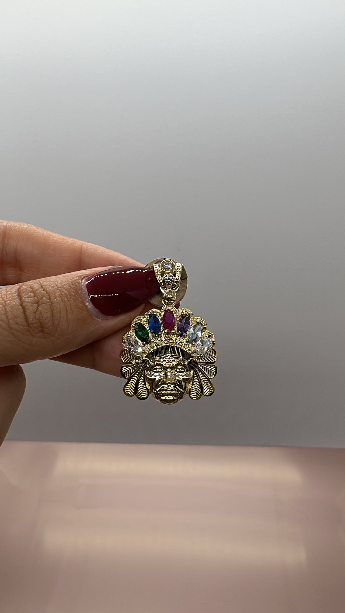 Apache/Aztec Warrior Pendant