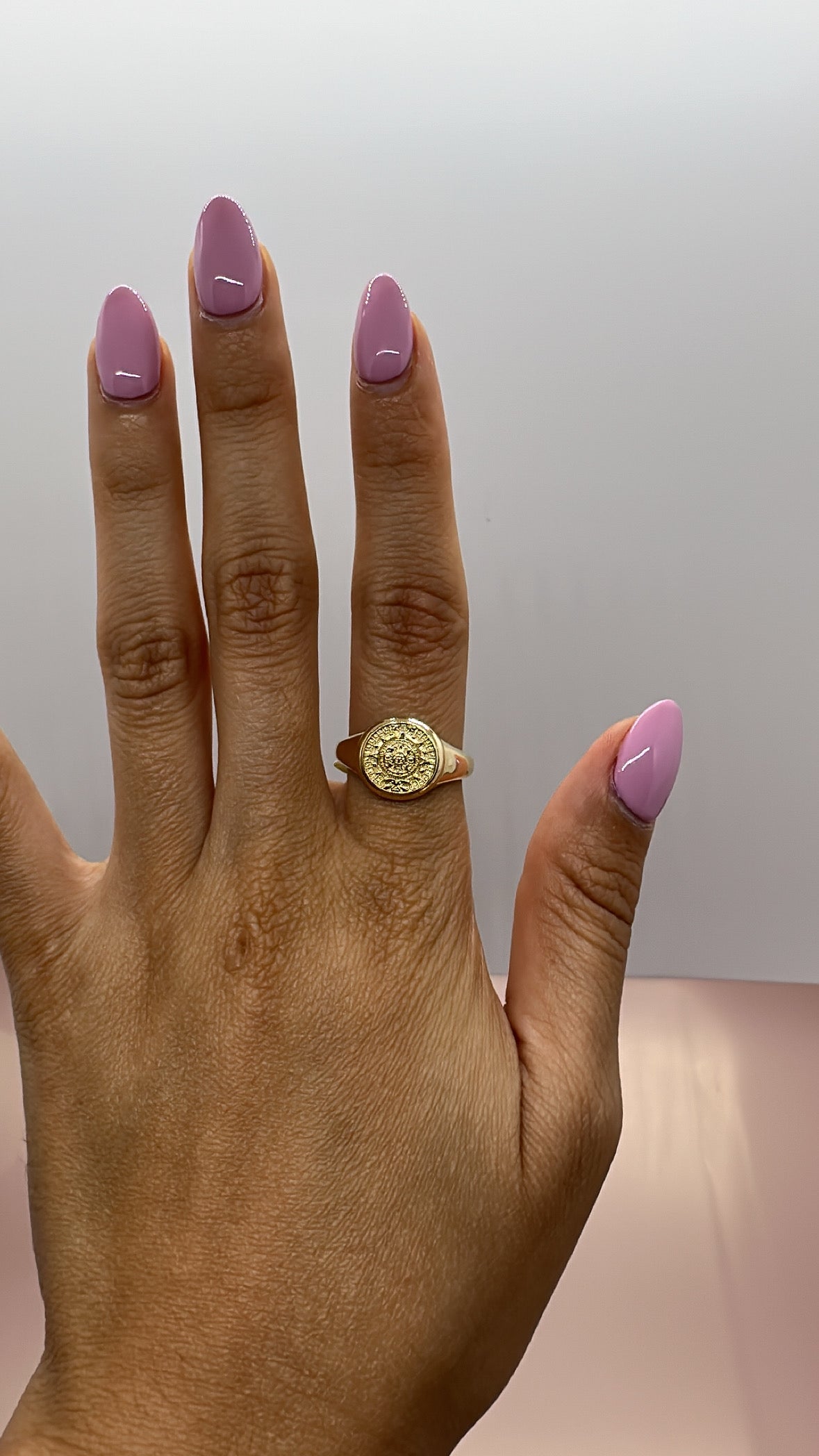 Aztec Calendar Ring