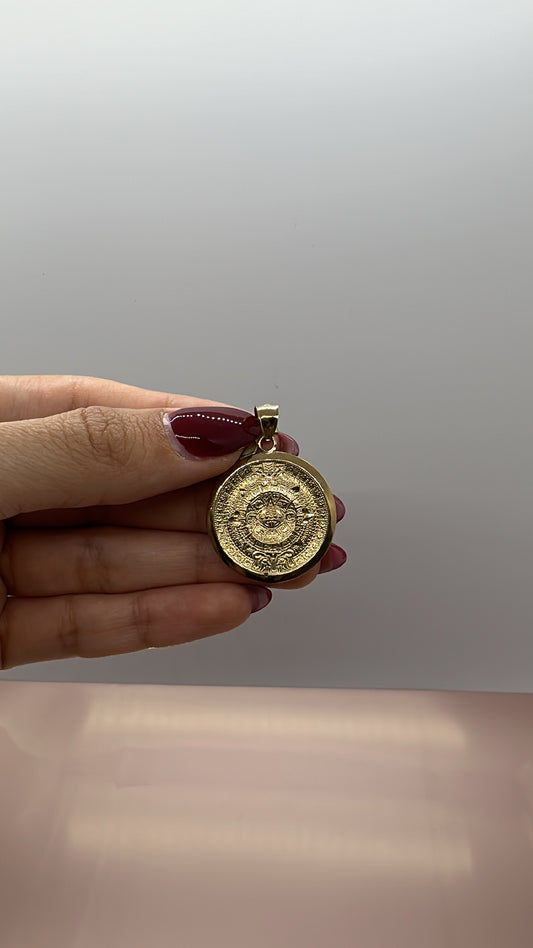 Aztec Calendar Pendant