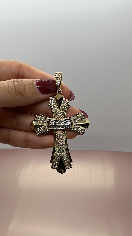 CZ Cross Pendant