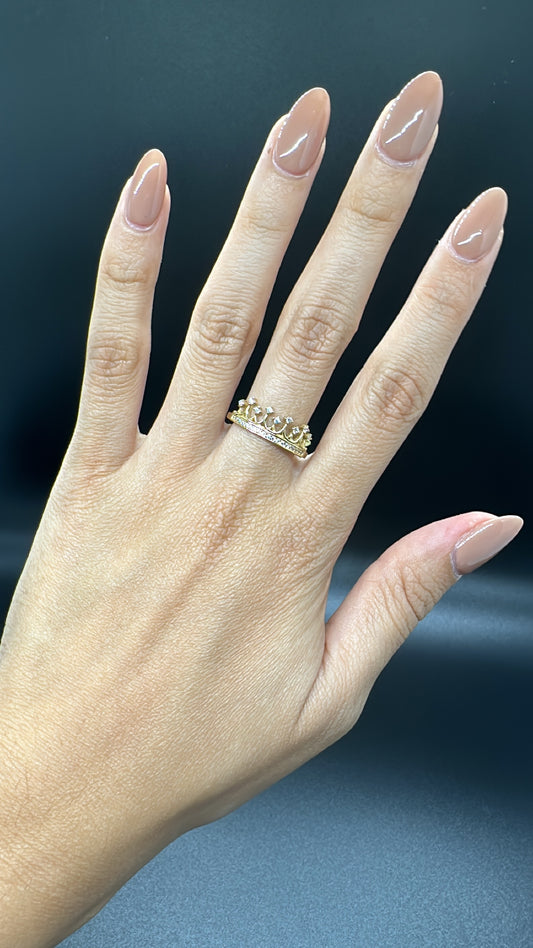 Ladies Crown Ring