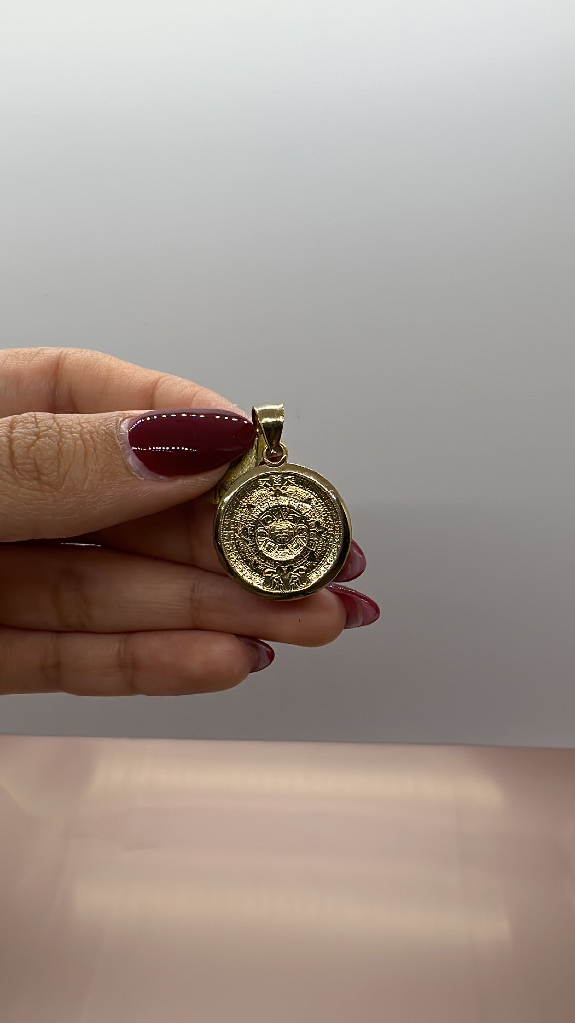 Aztec Calendar Pendant