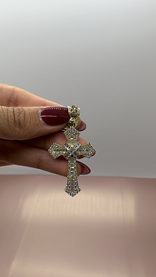 CZ Cross Pendant