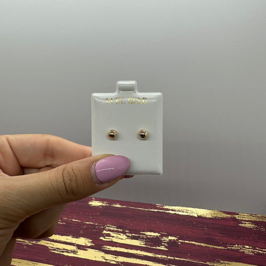 Small Ball Stud Earrings