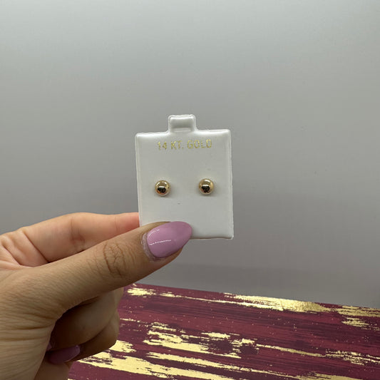 Medium Ball Stud Earrings