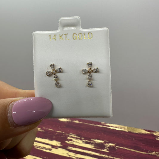 Cross Stud Earrings