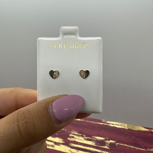 Heart Stud Earrings