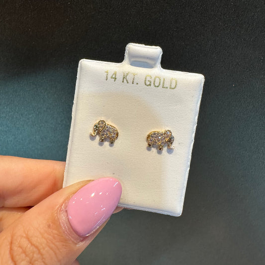 Elefant Stud Earrings