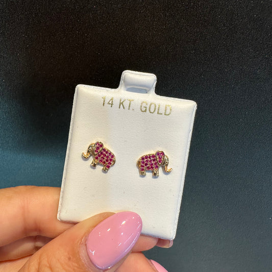 Elefant Stud Earrings